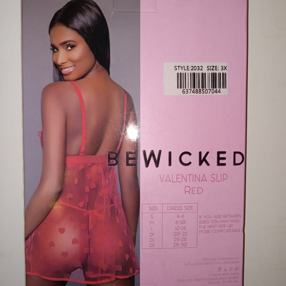 Sexy slip size 3x